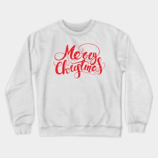 Merry Christmas - Red Script Crewneck Sweatshirt